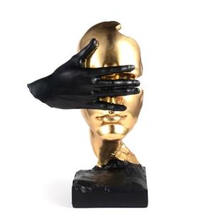 Thinker Statue - Silence is Gold Abstract Decor