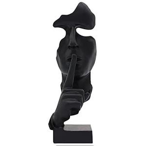 aboxoo Thinker Statue - Modern Black Abstract Decor
