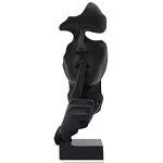 aboxoo Thinker Statue - Modern Black Abstract Decor