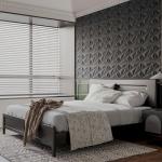 50 Pack Black 3D Diamond Wall Panels