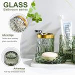 Green Bathroom Accessories Set - 5 Pieces