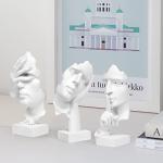 Set of 3 Abstract Silence Sculptures for Home