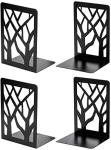 Tree Design Metal Bookends for Modern Shelves