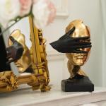 Thinker Statue - Silence is Gold Abstract Decor
