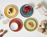 Modern Stoneware Dinnerware Set for 4, 12 Pcs