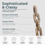 Ivory Marble Decorative Sculpture for Modern Interiors