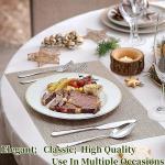 Stylish 49-Piece Stainless Steel Flatware Set