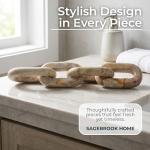 Ivory Marble Decorative Sculpture for Modern Interiors