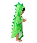 Green Dinosaur Baby Towel and Bathrobe Set