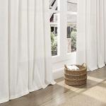 Neutral Cream Linen 84-Inch Curtains - 2 Panels