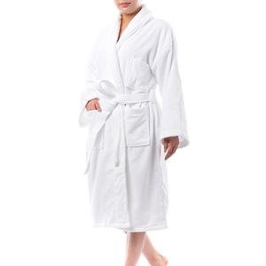 Alpine Swiss Women’s Terry Cloth Bathrobe - White