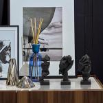 3-Piece Thinker Statue Set - Modern Abstract Decor
