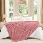 Cozy Pink Fleece Throw Blanket – Soft & Plush