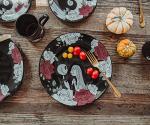 Nightmare Before Christmas Jack and Sally Dinnerware Set