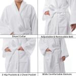 Alpine Swiss Women’s Terry Cloth Bathrobe - White
