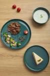 Moss Green Ceramic Dinnerware Set for 6