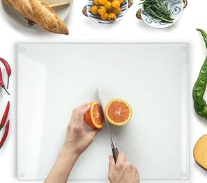 Clear Tempered Glass Cutting Board 20”x16”