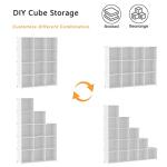 12-Cube Stackable Storage Organizer for Home