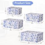 Stylish Blue and White Porcelain Storage Box Set