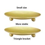 Gold Iron Candle Holders - Set of 2