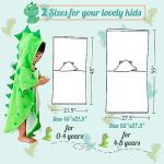 Green Dinosaur Baby Towel and Bathrobe Set