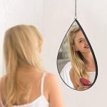 Set of 3 Teardrop Black Wall Mirrors