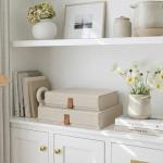 Stylish Linen Storage Boxes - Set of 2