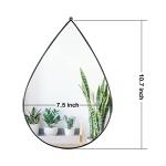 Set of 3 Teardrop Black Wall Mirrors
