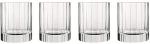 Set of 4 Luigi Bormioli Double Old Fashioned Glasses