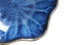 Lotus Leaf Ceramic Trinket Tray in Blue