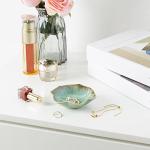 Emerald Green Ceramic Jewelry & Trinket Dish