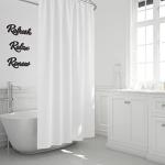 Black Wooden Bathroom Wall Art - 3 Piece Set