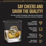 Set of 4 Whiskey Glasses with Chilling Stones