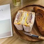 Round Wooden Candle Holder Tray for Home Decor