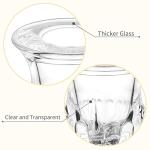 Clear Glass Taper Candle Holders for Decor, 2pcs