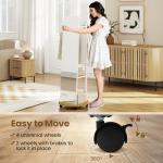 CHARMAID Full Length Mirror with Coat Rack