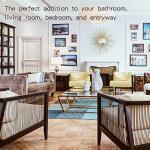 Gold Sunburst Mirror - 24" Boho Wall Decor