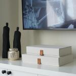 Stylish Linen Storage Boxes - Set of 2