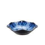 Lotus Leaf Ceramic Trinket Tray in Blue
