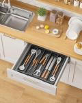 Expandable Silverware Organizer for Kitchen Drawers