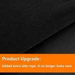 Queen Size 7-Piece Comforter Bedding Set in Black