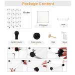 12-Cube Plastic Storage Organizer for Modern Homes