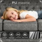 89" Chesterfield Leather Sofa for Modern Living