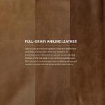 Livingston 90" Caramel Brown Leather Sofa