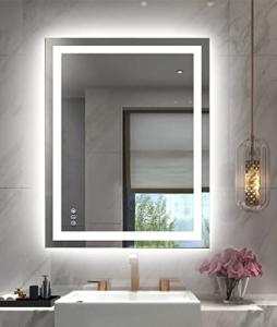 Amorho Dimmable LED Bathroom Mirror 24"x 36