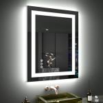 LED Backlit Bathroom Mirror 24"x30" with Anti-Fog