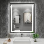 Amorho 24"x30" Dimmable LED Bathroom Mirror