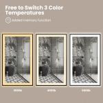 Amorho 24"x30" Backlit LED Bathroom Mirror