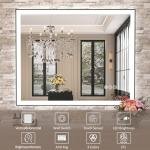 Amorho 24"x30" Backlit LED Bathroom Mirror