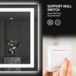 LED Backlit Bathroom Mirror 24"x30" with Anti-Fog